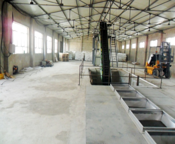 Floor-batching Water Soluble Fertilizer Line