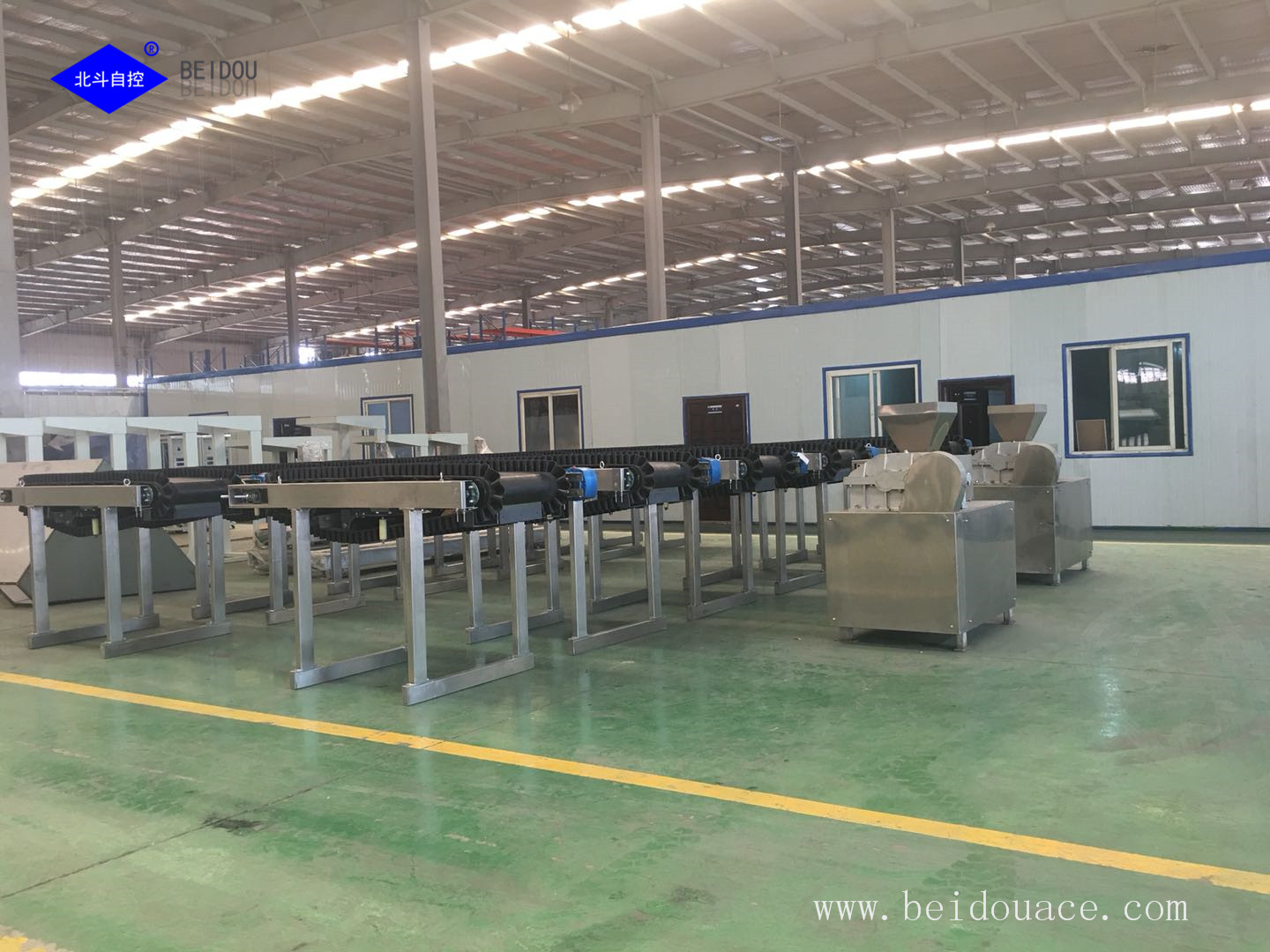 Belt conveyor scale in bb fertilizer machine