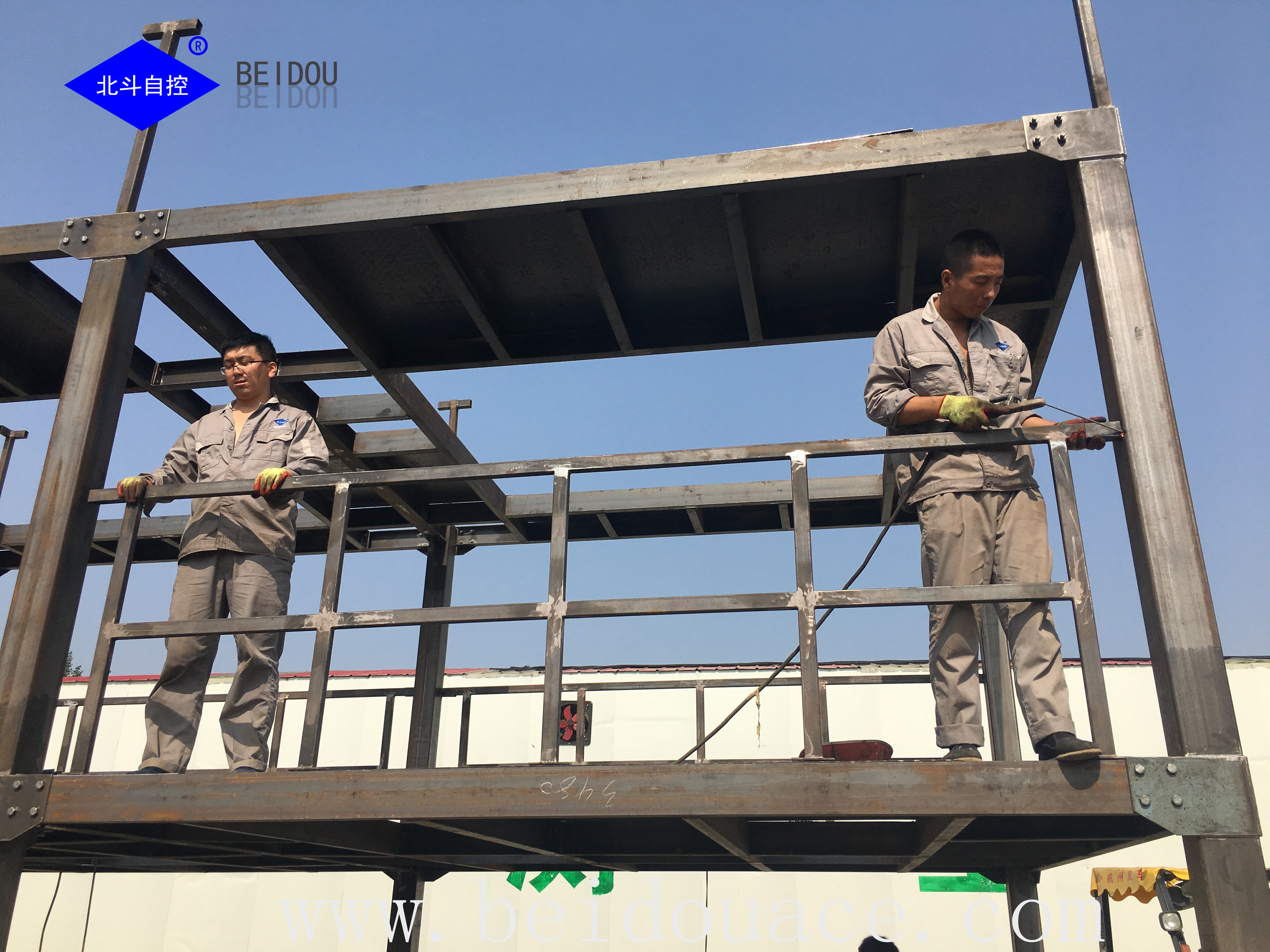 Maintenance work of agricultural machinery