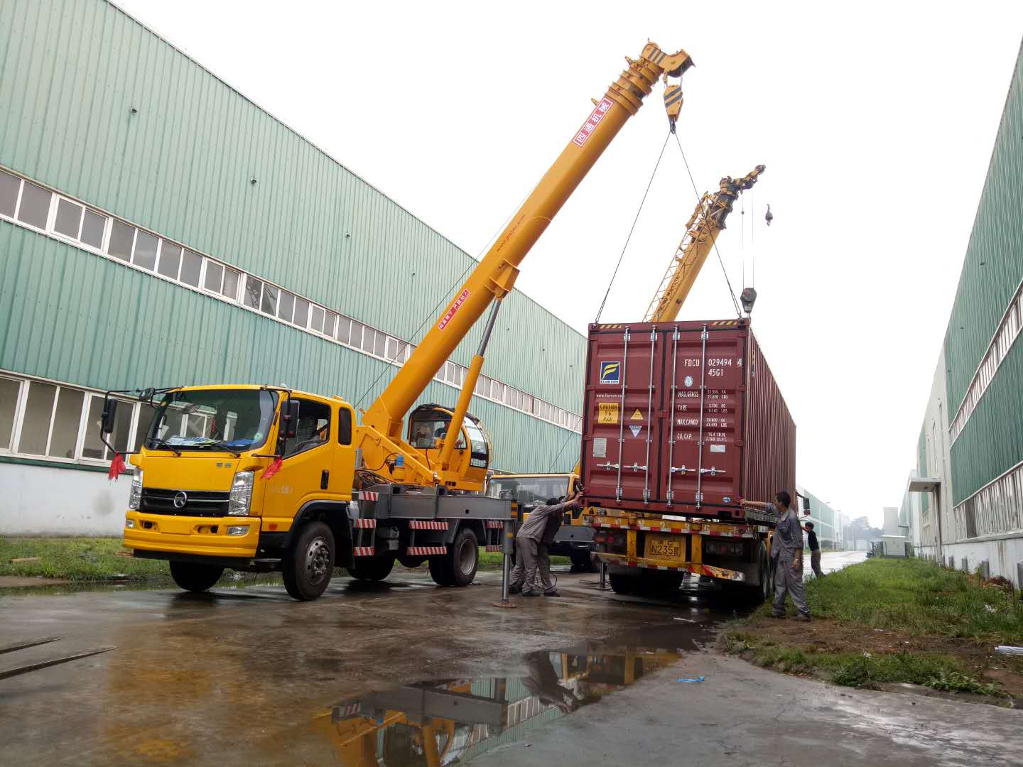 Continuous Fertilizer Mixer On-site Loading