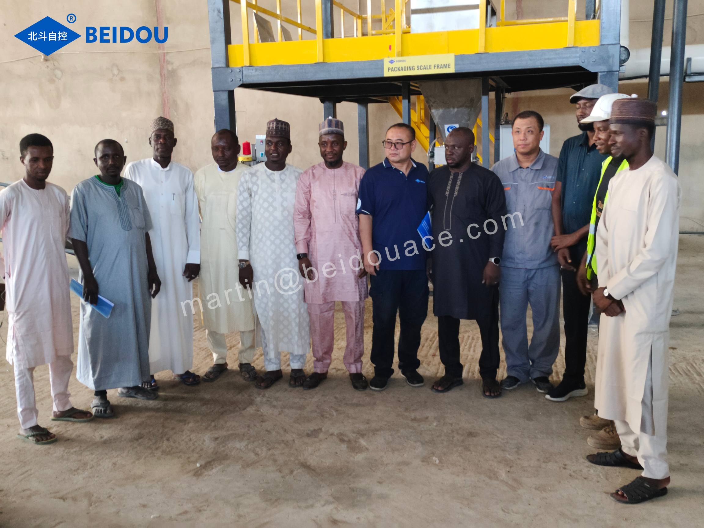 Blending fertilizer equipment installation