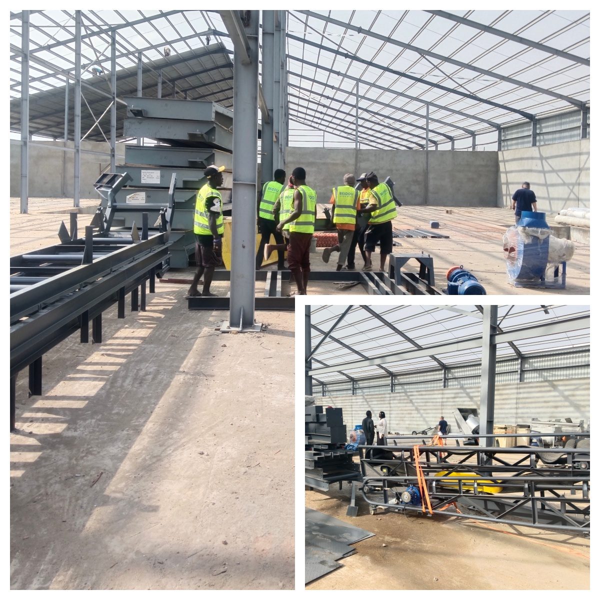 a brand-new fertilizer blending production line 