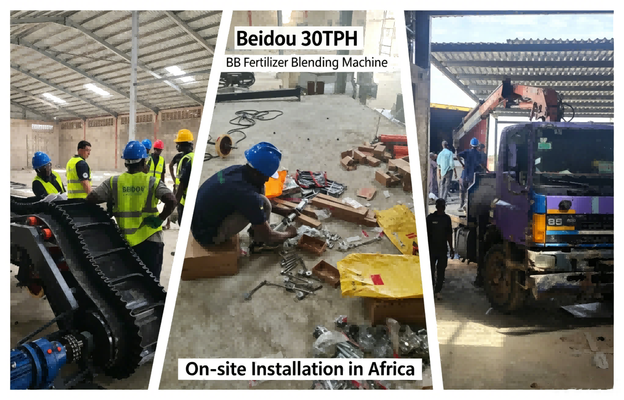 Our 30 TPH Bulk Blending Fertilizer Equipment Commences Installation in Nigeria