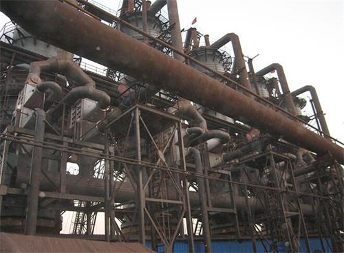 Mixed fuel vertical lime kiln 