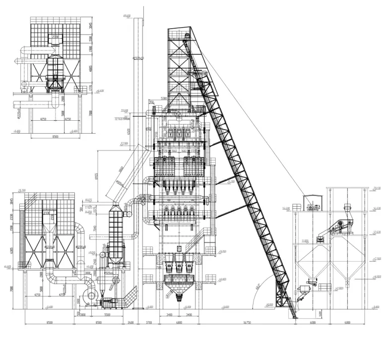 Burner Beam Vertical lime kiln, TF vertical lime kiln