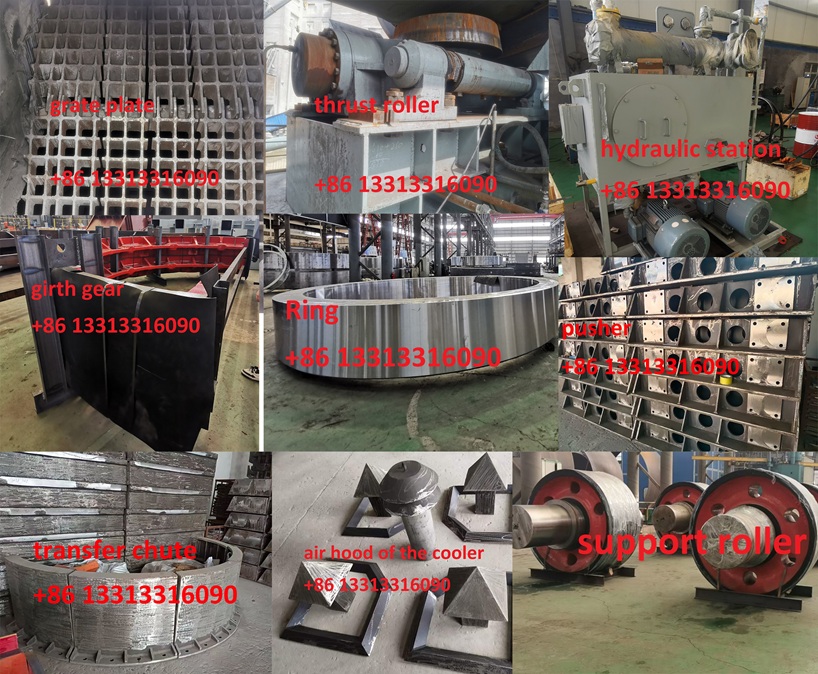critical parts in preheater rotary kiln