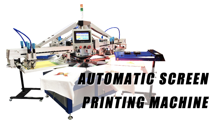 3 color 8 stations screen printer