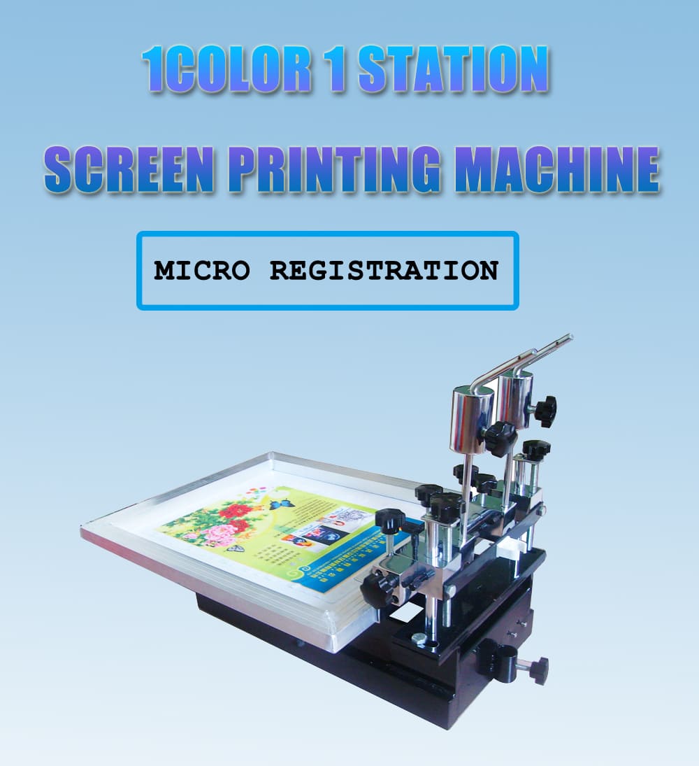 1 color 1 Station Screen Printer