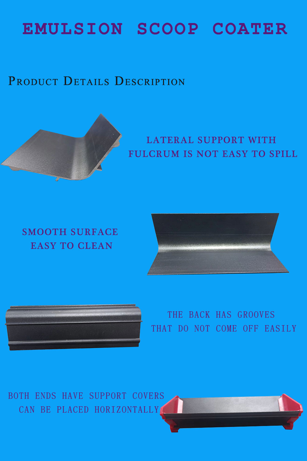 V type Emulsion scoop coater V type Emulsion scoop coater