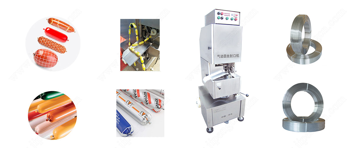 Pneumatic Aluminum Wire Double Sealing Machine