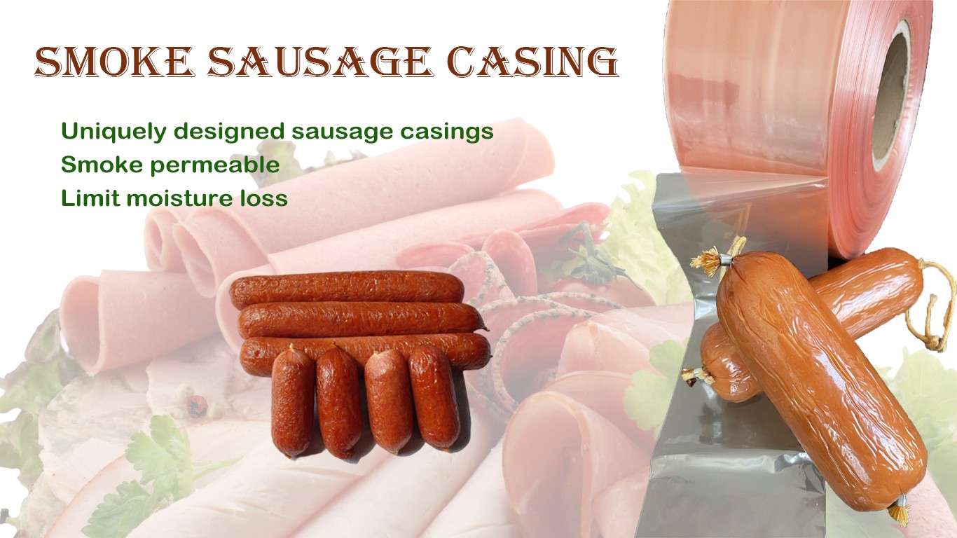 Smoke sausage casing