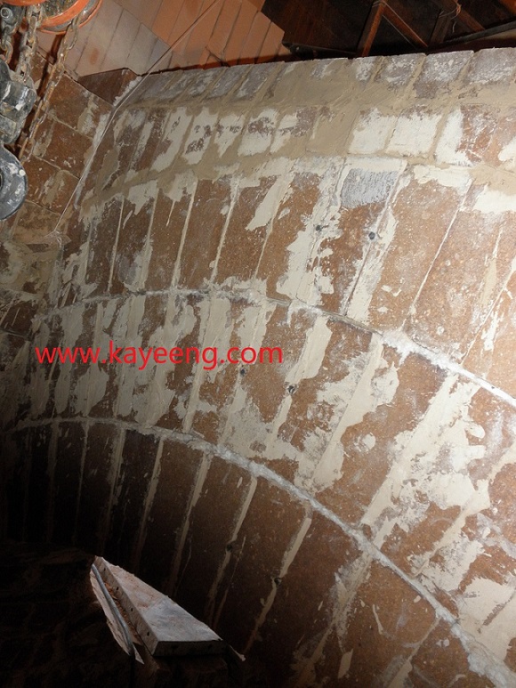 Inner Mongolia chemical company 3x500tpd annular shaft kilns refractory revamping