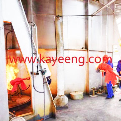 600tpd twin-shaft PFR kiln ignition