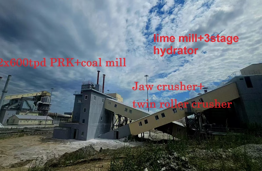 2x600tpd Preheater rotary kiln in Middle Asia, working over design capacity
