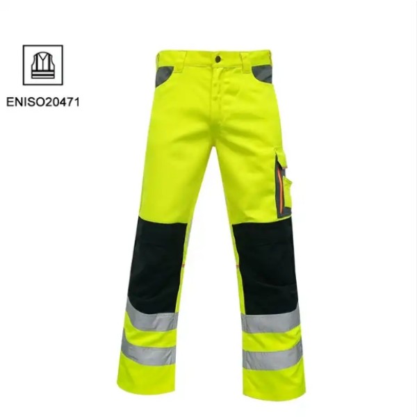 Pants black/yellow