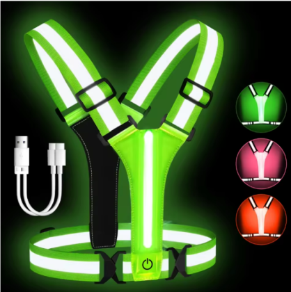 High-Vis LED Running Vest, High-Vis LED Running Vest