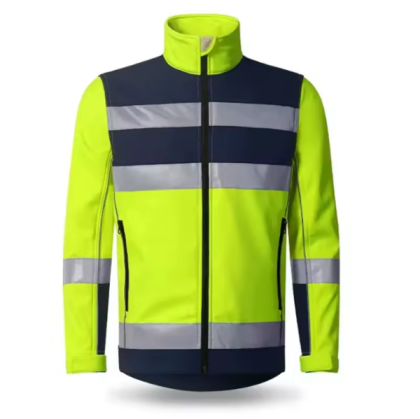 High-Vis Stretch Work Wear softshell jacket, High-Vis Stretch Work Wear softshell jacket