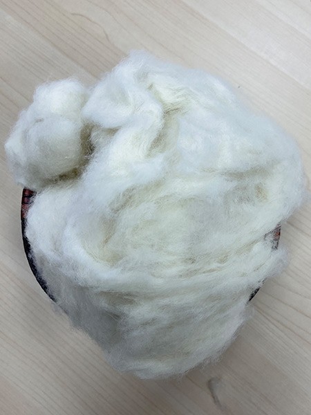 Raccoon hair White