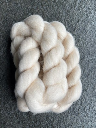 Pure Chinese Sheep Wool Tops Lt.grey, Pure Chinese Sheep Wool Tops Lt.grey