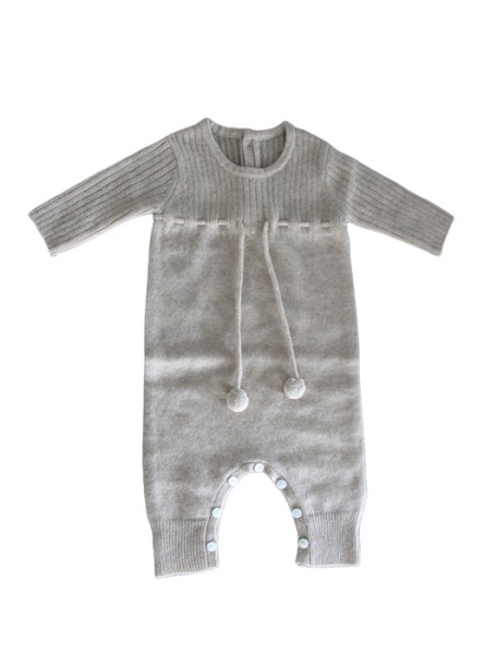 Kid Jumpsuit with Crew Neck