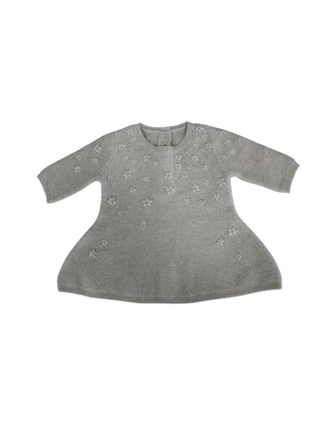 Children's embroidery round neck dress