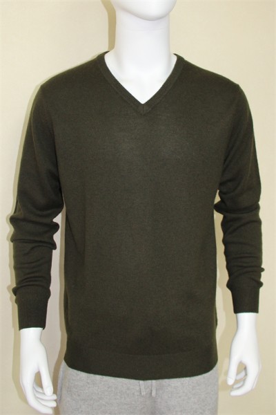Cashmere blended sweater V neck