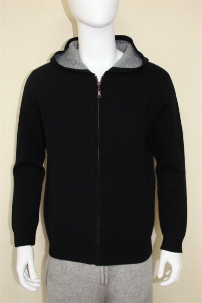 Men's zipper hoody cardigan