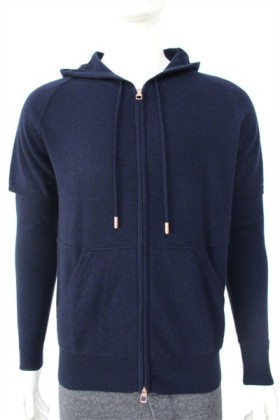 Men's cashmere hoody sweater, Men's cashmere hoody sweater