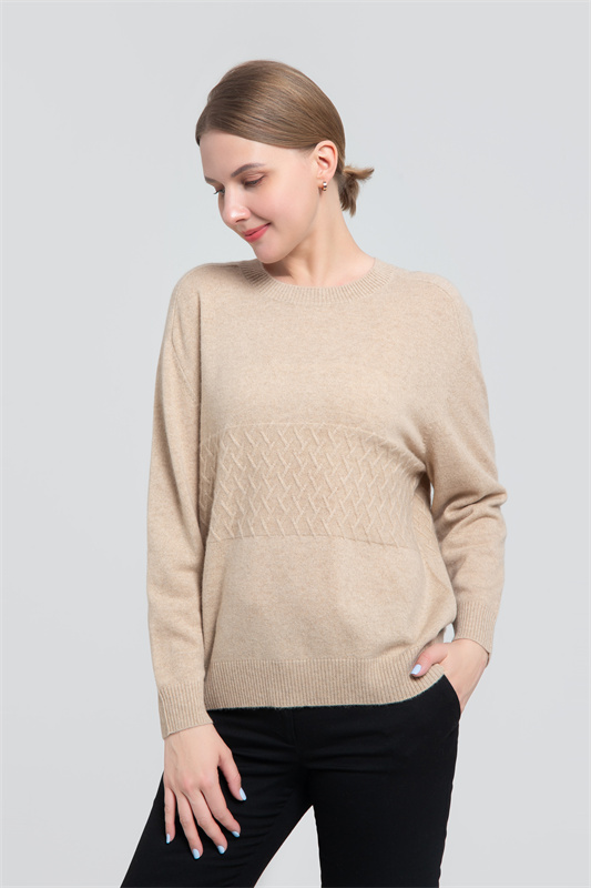 Crew neck casshmere sweater