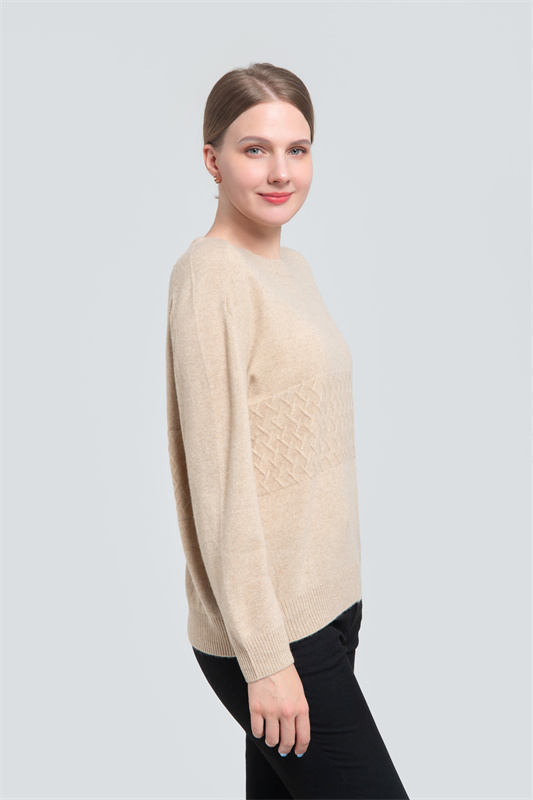 Crew neck casshmere sweater