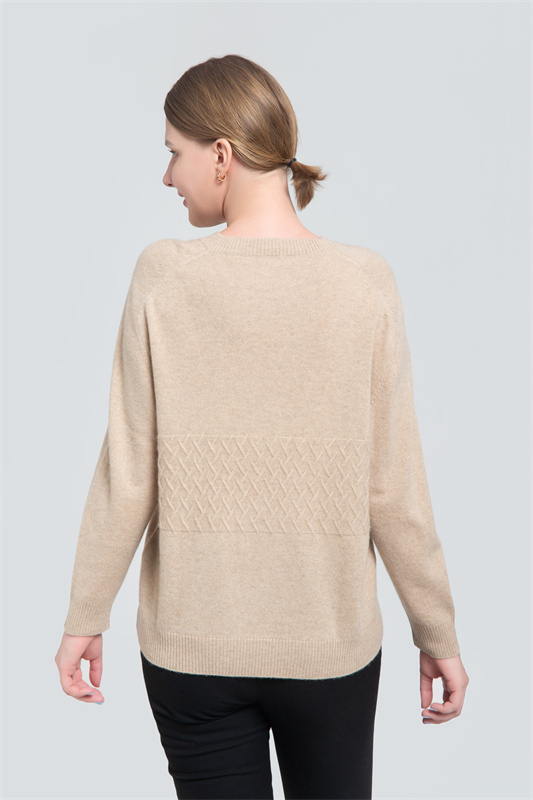Crew neck casshmere sweater