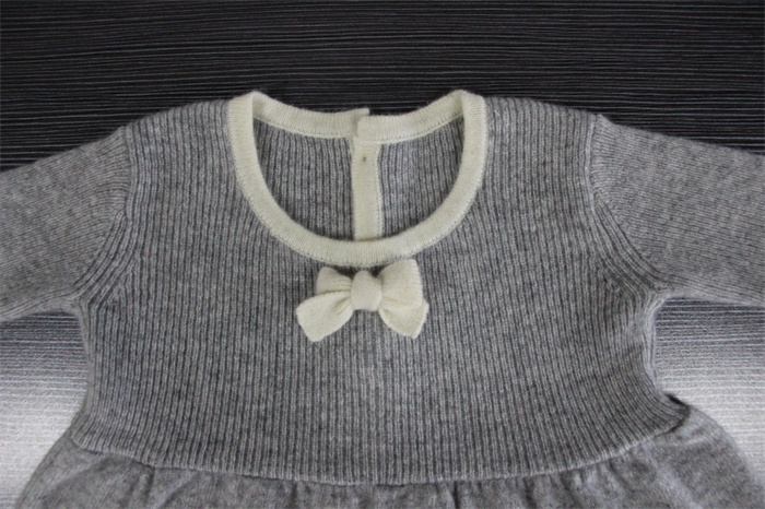 Children's round neck dress