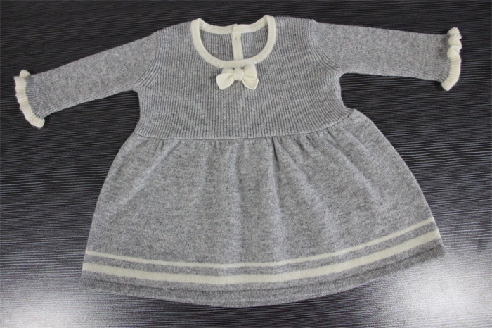 Children's round neck dress