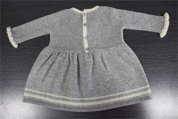 Children's round neck dress