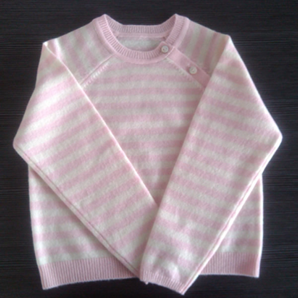 Children's stripe pullover