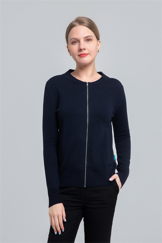 Women's jacket with rainbow contrast on back