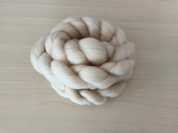 Pure Chinese Sheep Wool Tops Lt.grey
