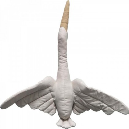 Creative  Hangings-Linen Swan, Creative  Hangings-Linen Swan