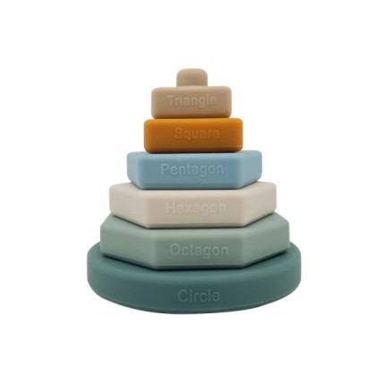 Silicone ring Stack Baby toys Stack blocks for toddlers, Silicone ring Stack Baby toys Stack blocks for toddlers