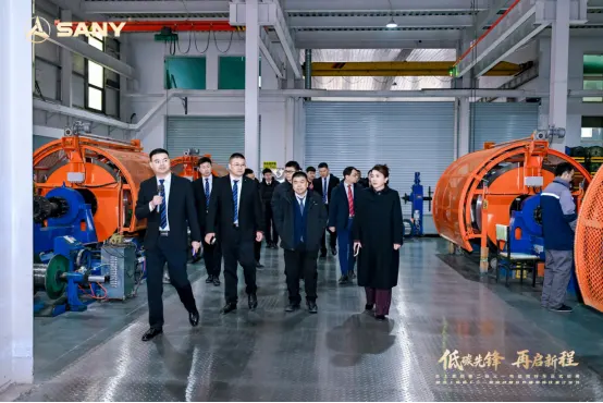 The official launch of the second batch of SANY electric concrete mixers by Yongshang Group and the signing ceremony of the strategic cooperation framework agreement between Yongshang Group and SANY Group were grandly held in Hebei Province