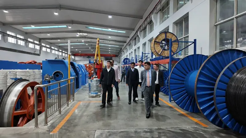 Cambodian Delegation Visits Hebei Yongshang Cable Group and Signs Cooperation Agreement Cambodian Delegation Visits Hebei Yongshang Cable Group and Signs Cooperation Agreement